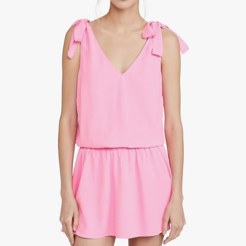 Amanda Uprichard Pink Mini Dress